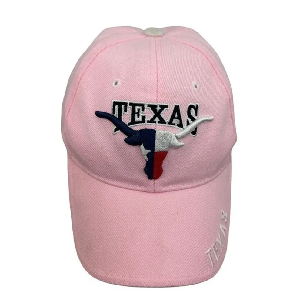 Texas Longhorns Choice Cap Women Hat Football Pink Strapback Embroidered OS